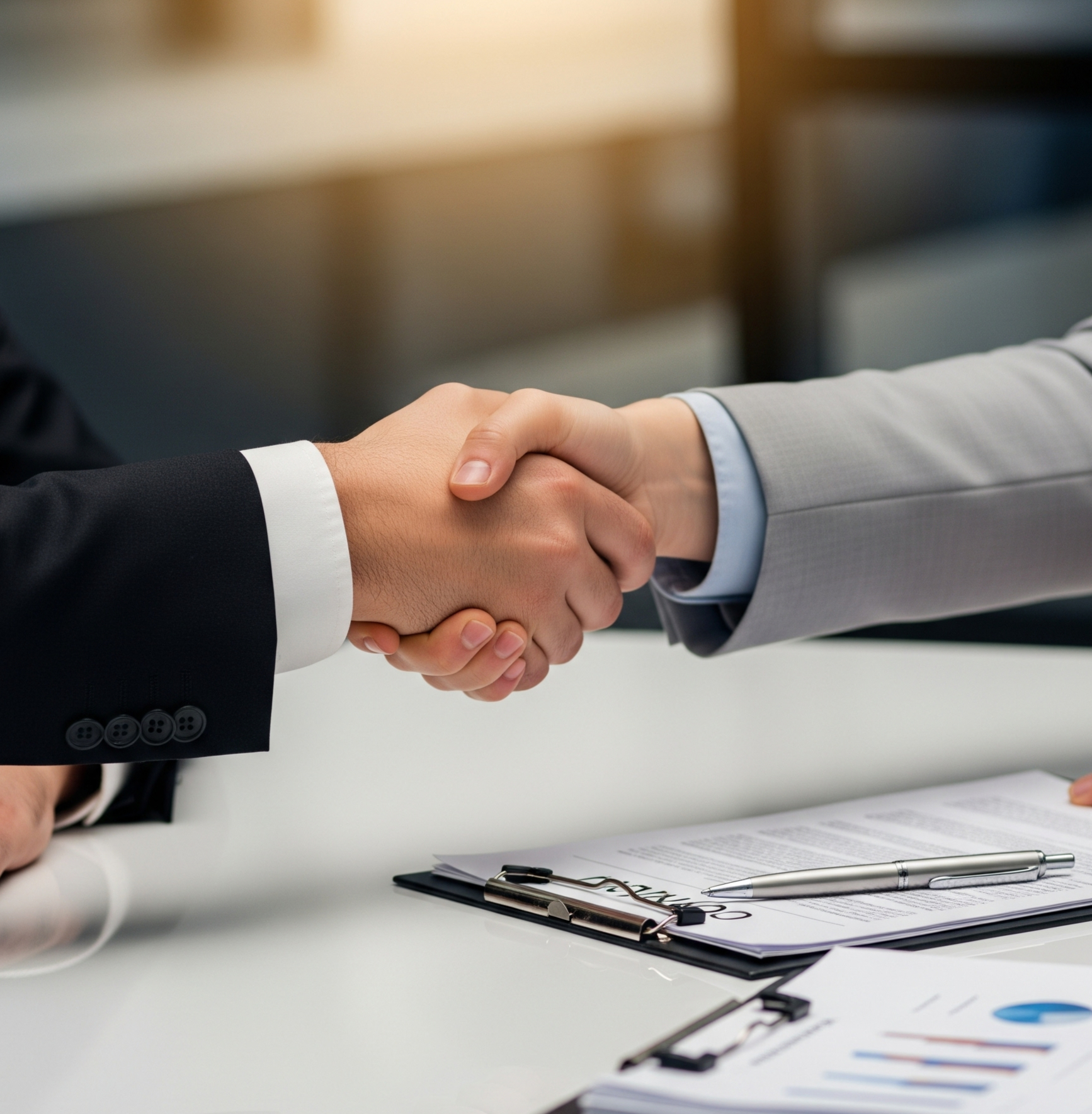 Business professionals in a meeting